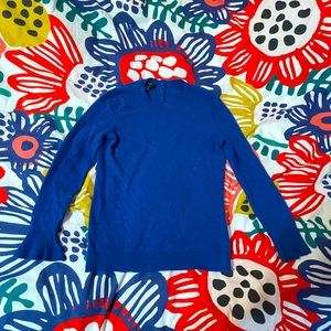 Blue Talbots Petite Sweater